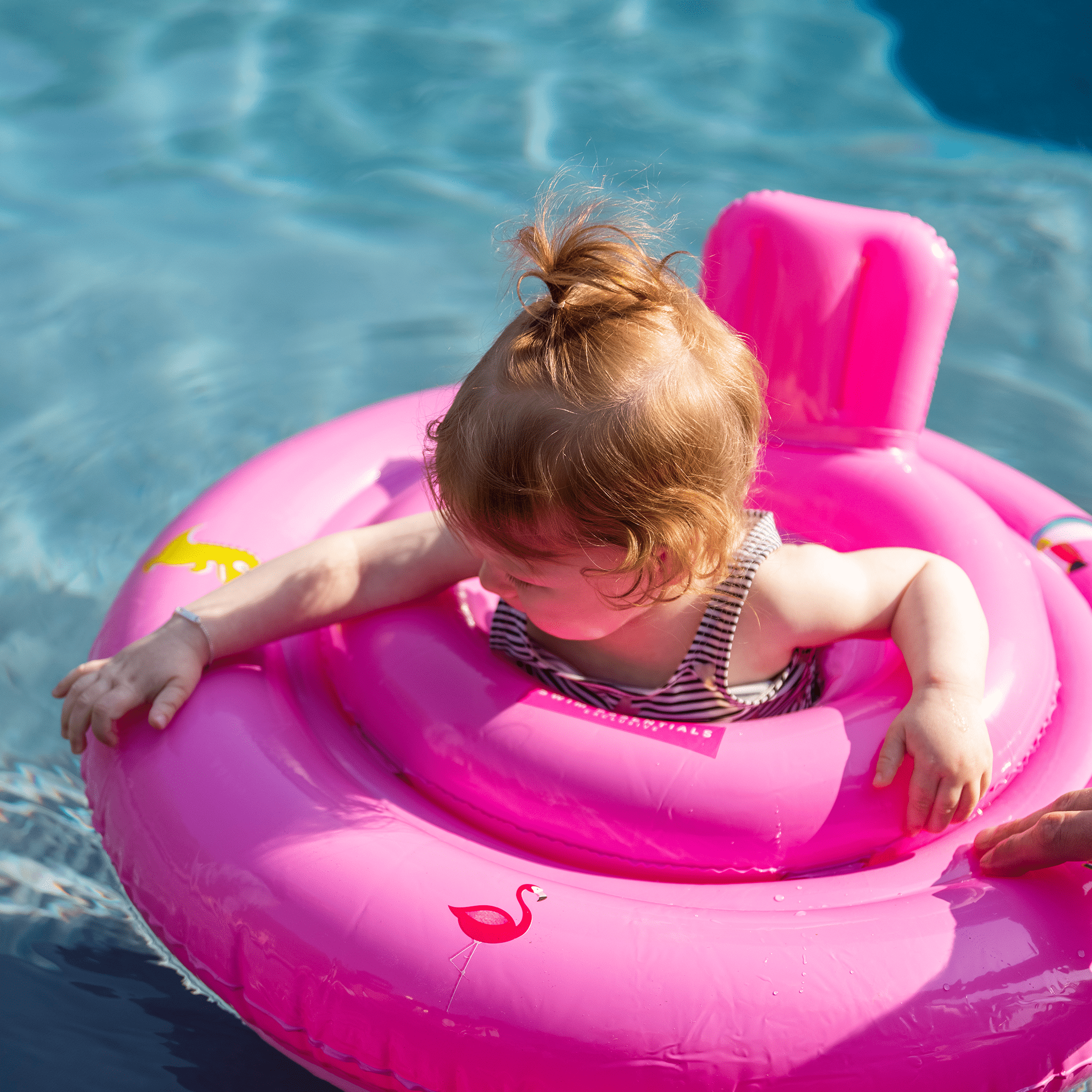 Blij Verrast zijn Verplaatsbaar Baby Float Roze 0-1 jaar | Swim Essentials